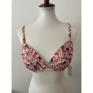 Jette Swim Women T-Shirt Bikini Top Multicolor Floral Swimwear Summer